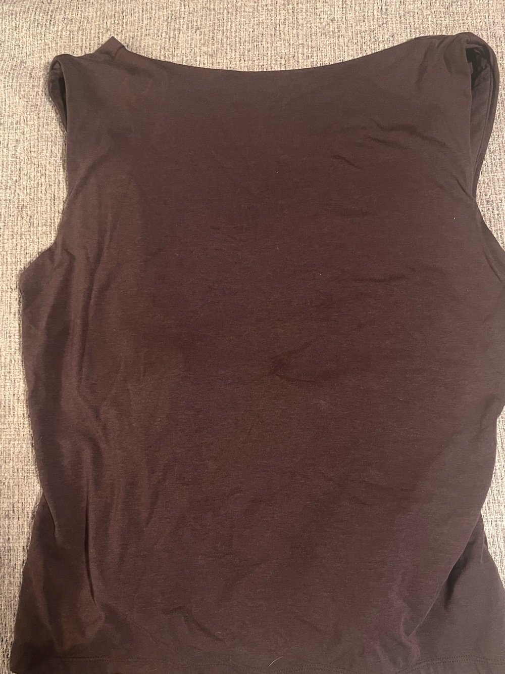 Abercrombie & Fitch Dark Brown Sleeveless Tank Top
